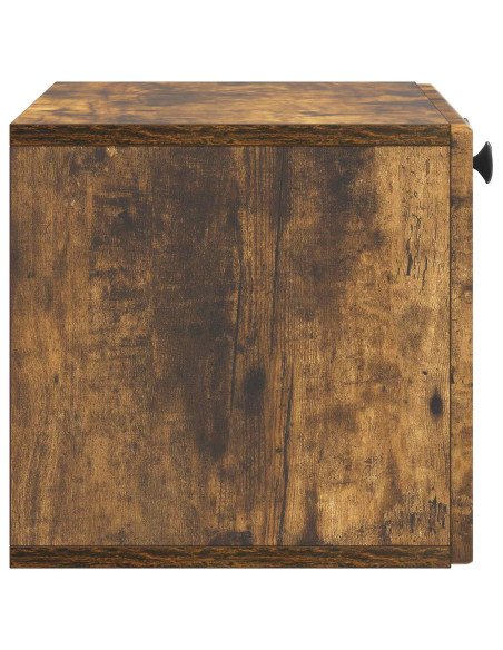 Mobile Porta TV da Muro Rovere Fumo 59,5 x 31 x 30 cm