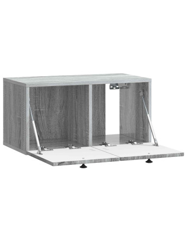 Mobile Porta TV da Muro Grigio Sonoma 59,5 x 31 x 30 cm