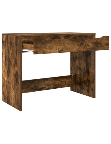 Scrivania con cassetto Quercia Affumicata 100 x 50 x 78 cm