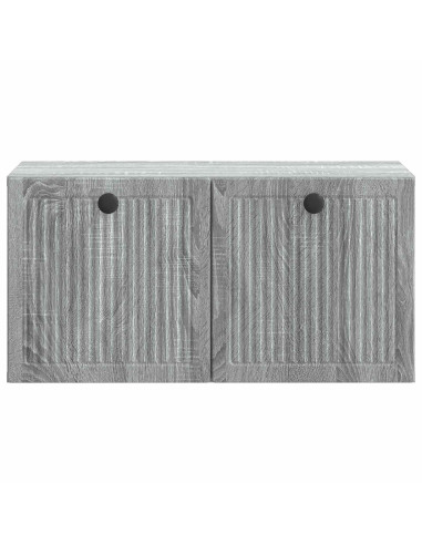 Mobile Porta TV da Muro Grigio Sonoma 59,5 x 31 x 30 cm