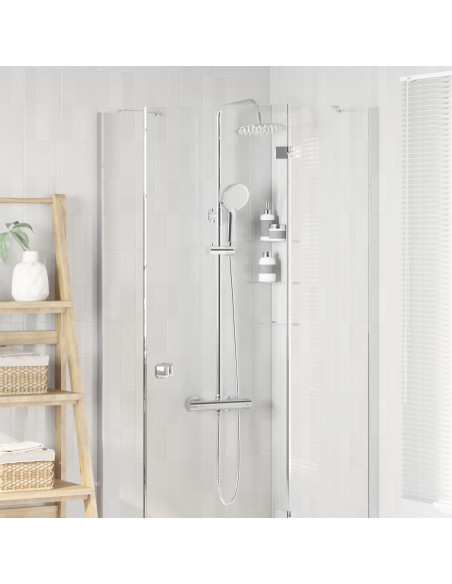 Set di Sistema Doccia Termostatico Cromo 27 x 43,5 x 83 cm