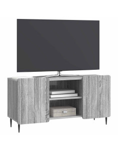 Mobile TV Grigio Sonoma 102 x 34,5 x 52 cm Legno ingegnerizzato 2