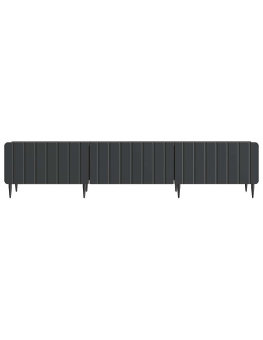 Mobile TV Nero 147 x 34,5 x 32 cm Legno ingegnerizzato