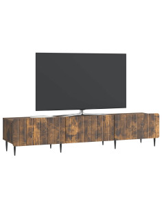 Mobile TV Rovere Fumo 147 x 34,5 x 32 cm Legno ingegnerizzato 2