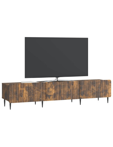 Mobile TV Rovere Fumo 147 x 34,5 x 32 cm Legno ingegnerizzato