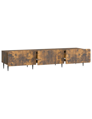 Mobile TV Rovere Fumo 147 x 34,5 x 32 cm Legno ingegnerizzato