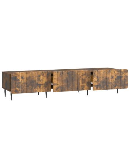 Mobile TV Rovere Fumo 147 x 34,5 x 32 cm Legno ingegnerizzato