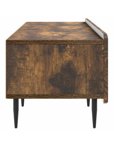 Mobile TV Rovere Fumo 147 x 34,5 x 32 cm Legno ingegnerizzato