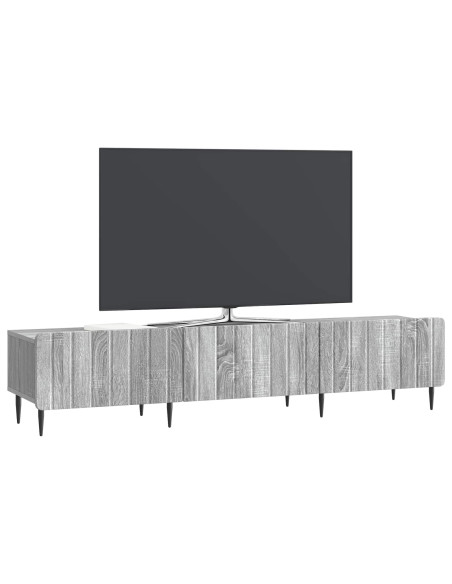 Mobile TV Grigio Sonoma 147 x 34,5 x 32 cm Legno ingegnerizzato