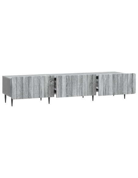 Mobile TV Grigio Sonoma 147 x 34,5 x 32 cm Legno ingegnerizzato