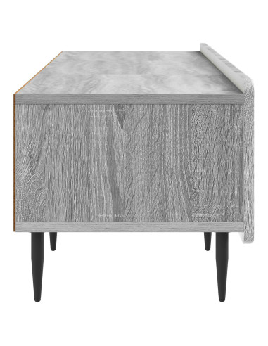 Mobile TV Grigio Sonoma 147 x 34,5 x 32 cm Legno ingegnerizzato
