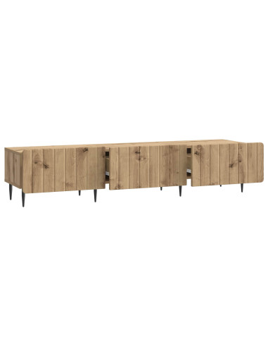 Mobile TV con cassetto Rovere Artigianale 147 x 34,5 x 32 cm