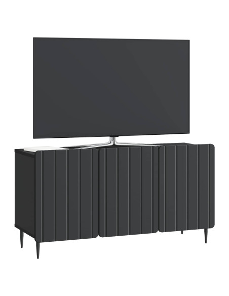 Mobile TV Nero 99 x 34,5 x 52 cm Legno ingegnerizzato