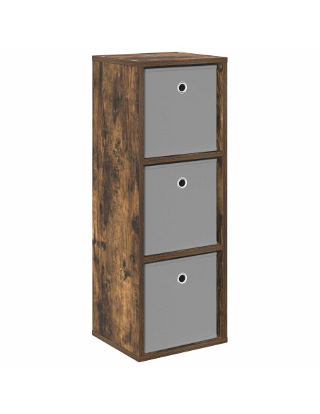 Credenza con cassetto Rovere fumé 30,5 x 27 x 84,5 cm