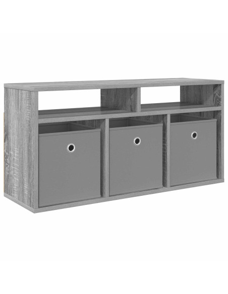 Lowboard con cassetto Grigio Sonoma 87 x 27,5 x 43 cm