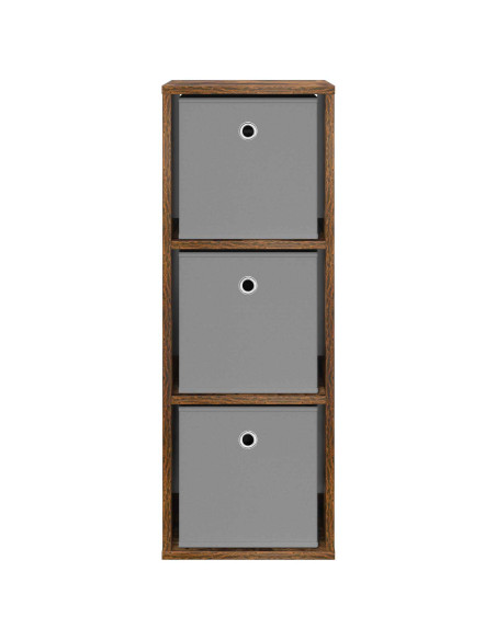 Credenza con cassetto Rovere fumé 30,5 x 27 x 84,5 cm