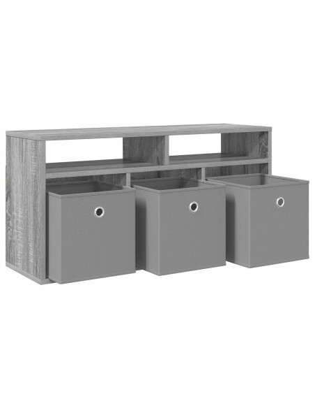 Lowboard con cassetto Grigio Sonoma 87 x 27,5 x 43 cm