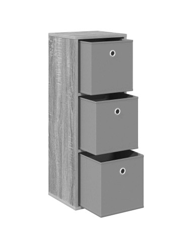 Credenza con cassetto Grigio Sonoma 30,5 x 27 x 84,5 cm
