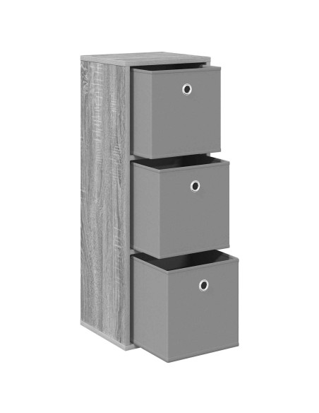 Credenza con cassetto Grigio Sonoma 30,5 x 27 x 84,5 cm