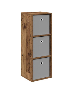 Credenza con cassetto Legno vecchio 30,5 x 27 x 84,5 cm 2