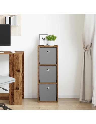 Credenza con cassetto Legno vecchio 30,5 x 27 x 84,5 cm