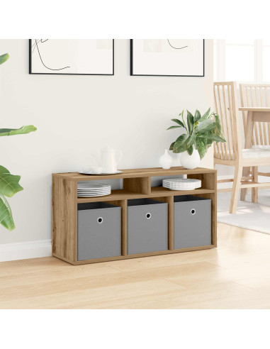 Lowboard con cassetto Rovere artigianale 87 x 27,5 x 43 cm