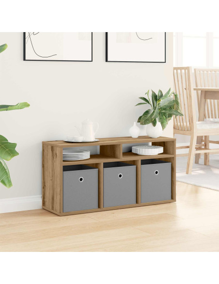 Lowboard con cassetto Rovere artigianale 87 x 27,5 x 43 cm