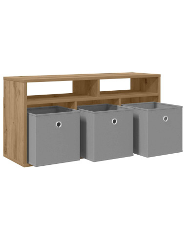 Lowboard con cassetto Rovere artigianale 87 x 27,5 x 43 cm