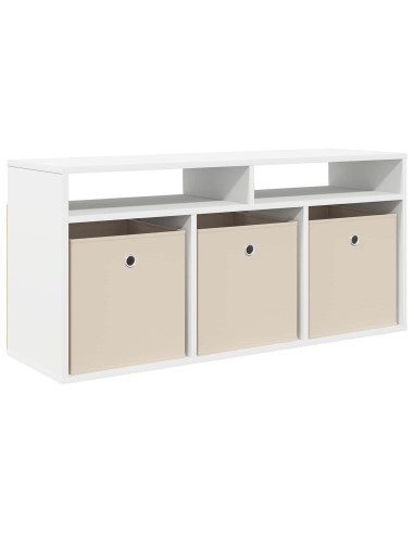 Lowboard con cassetto Bianco 102 x 32 x 48,5 cm