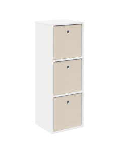 Credenza con cassetto Bianco 35 x 32 x 99,5 cm 2