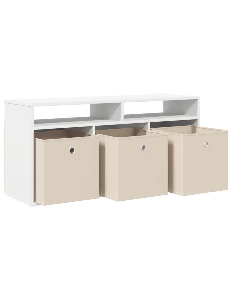 Lowboard con cassetto Bianco 102 x 32 x 48,5 cm