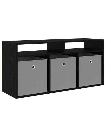 Lowboard con cassetto Rovere Nero 102 x 32 x 48,5 cm