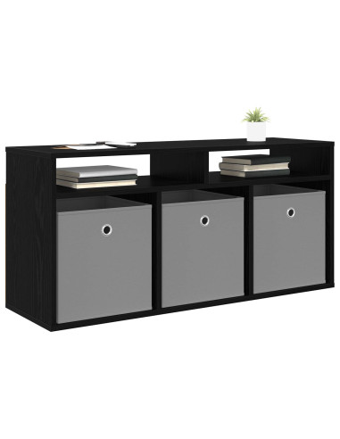 Lowboard con cassetto Rovere Nero 102 x 32 x 48,5 cm