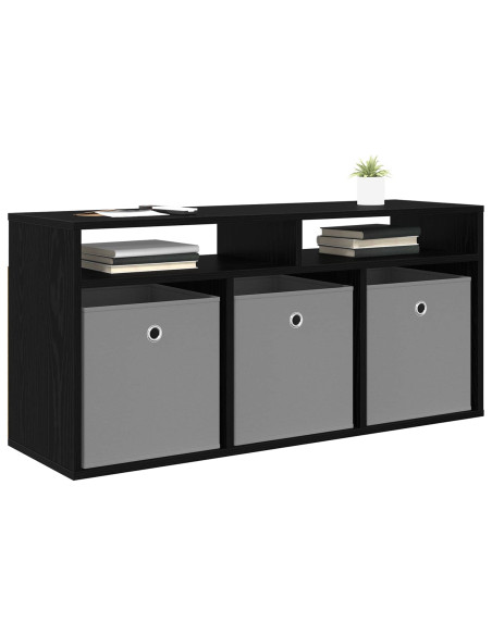 Lowboard con cassetto Rovere Nero 102 x 32 x 48,5 cm