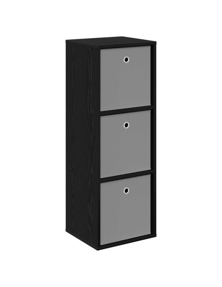 Credenza con cassetto Rovere Nero 35 x 32 x 99,5 cm
