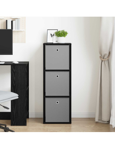 Credenza con cassetto Rovere Nero 35 x 32 x 99,5 cm