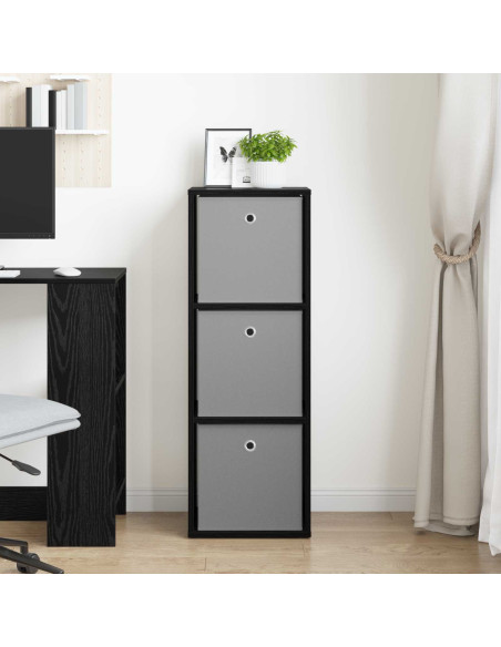 Credenza con cassetto Rovere Nero 35 x 32 x 99,5 cm