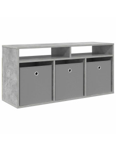 Lowboard con cassetto Grigio cemento 102 x 32 x 48,5 cm 2
