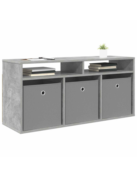 Lowboard con cassetto Grigio cemento 102 x 32 x 48,5 cm
