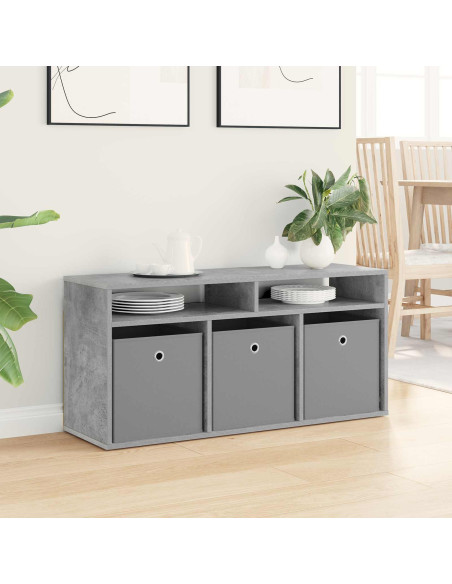 Lowboard con cassetto Grigio cemento 102 x 32 x 48,5 cm