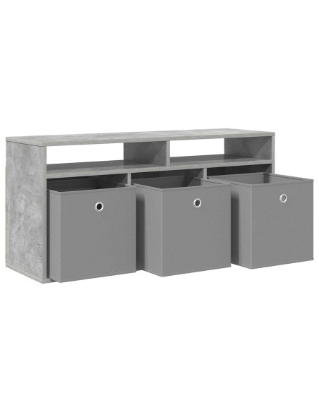 Lowboard con cassetto Grigio cemento 102 x 32 x 48,5 cm