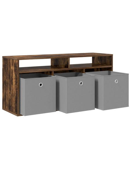 Lowboard con cassetto Rovere fumé 102 x 32 x 48,5 cm