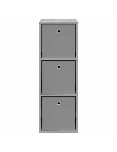 Credenza con cassetto Grigio cemento 35 x 32 x 99,5 cm