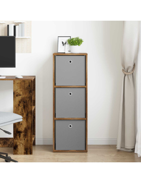 Credenza con cassetto Rovere fumé 35 x 32 x 99,5 cm