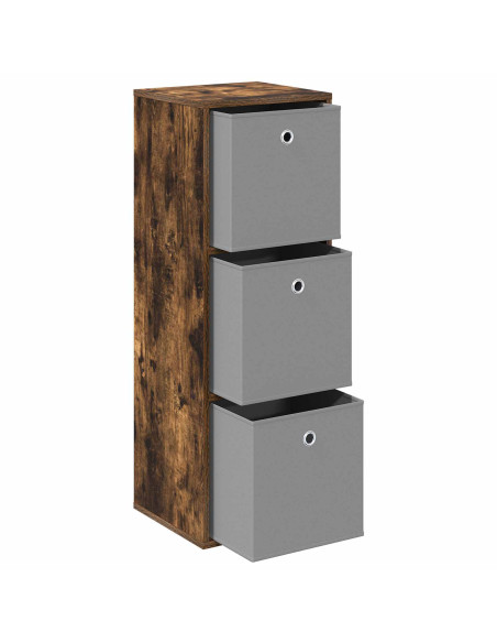 Credenza con cassetto Rovere fumé 35 x 32 x 99,5 cm