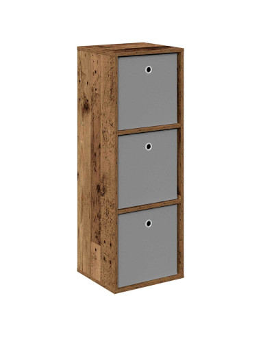 Credenza con cassetto Legno vecchio 35 x 32 x 99,5 cm