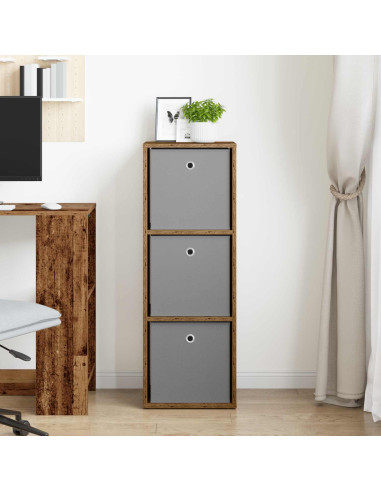 Credenza con cassetto Legno vecchio 35 x 32 x 99,5 cm