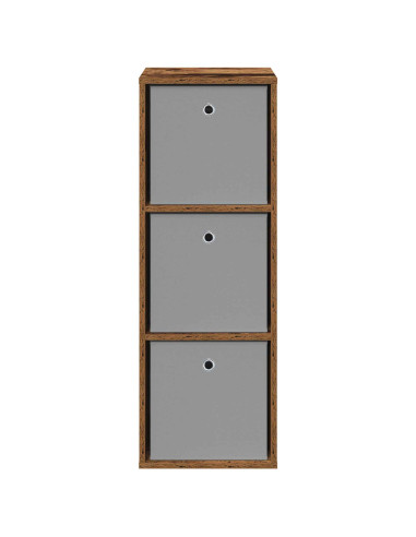 Credenza con cassetto Legno vecchio 35 x 32 x 99,5 cm