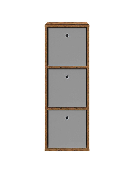 Credenza con cassetto Legno vecchio 35 x 32 x 99,5 cm
