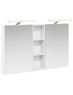 Set di Armadi da Bagno con porta 3 pcs 100 x 10,5 x 60,5 cm 2